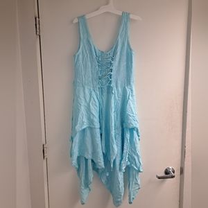 Handkerchief hem fairy renaissance dress